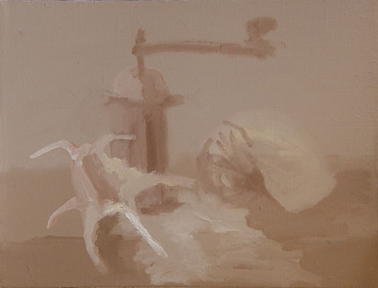 Coffee Mill and Shell, Oil on Canvas, Moscow 2007 15x20