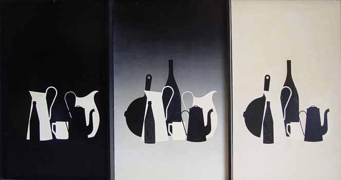 In Memory of Ozenfant. Oil on Canvas. Moscow, 1979 69x40