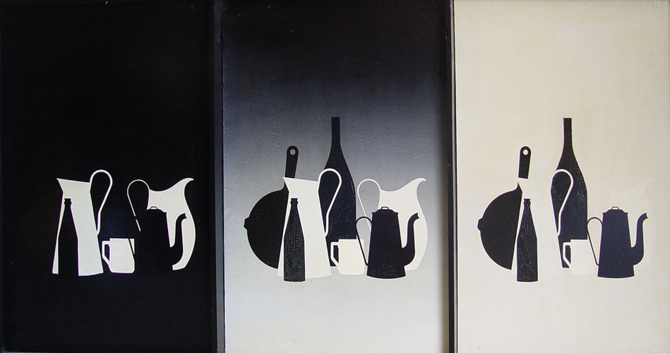 In Memory of Ozanfant. Oil on Canvas. Moscow, 1979 69x40