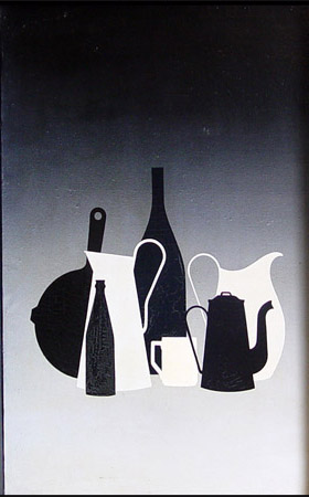 In Memory of Ozanfan II. Oil on Canvas. Moscow, 1979 69x40