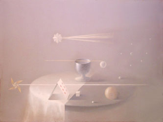 Bubbles.  Oil on Canvas, Moscow 2000 22x28