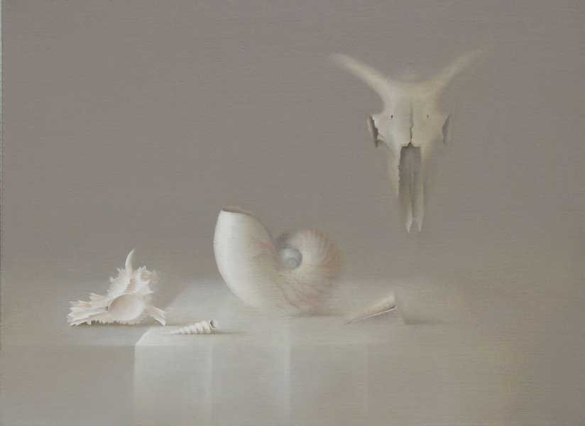 Gray Series No 4. Moscow 2000. Oil on Canvas 32x24