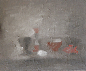 Record. Oil on Canvas, Moscow 2008, 18x20