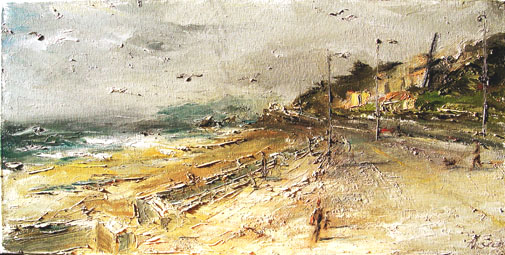 Windmill at a Beach
